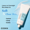 COSRX Ultimate Nourishing Rice Overnight Spa Mask 60ml 202 floz Rice Extract 68 and Niacinamide 2 Korean Skin Care Anima