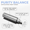 COSMEDIX Purity Balance Exfoliating Prep Face Toner Hydrating Facial Toner for AcneProne Skin Fine Lines Wrinkles Deep C