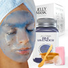 BRUUN Jelly Mask Jar Blue Lavender PeelOff Face Care Rubber Mask 23 fl oz Skin Care Moisturizing Gel Mask Jar Spa Set