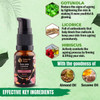 Botanic Rain Ayurveda Face Oil with Gotukola Licorice Organic Vitamin C AntiAging Hydrating Face Serum for Crepey Mature