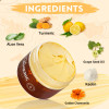 ANAI RUI Turmeric Clay Mask Vitamin C Facial Mask with Turmeric Kaolin Clay Cleasning Mask for Acne Pores Radiant Smooth