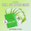 Avatara Chill Out Facial Mask 5 Sheets Hydrating Mask Sheet Masks Face Mask Skincare Beauty Essential Made with Hydratin