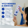 NIVEA Refreshing Wild Berries and Hibiscus Body Wash with Nourishing Serum Scented Body Wash for Women Enriched with Pro