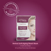 LIVAURA Retinol AntiAging Sheet Mask Hydrating VitaminEnriched 15 Minute Treatment With Collagen Firms Face Exfoliates f