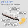 COSMEDIX Clarity SkinClarifying Serum Moisturizing Facial Serum for Smoother ClearerLooking Skin Natural Glow MoistureRi