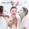 Maitys 5 Pcs Reusable Silicone Face Mask for Sheet Masks Antiwrinkle Moisturizing Facial Mask Cover Holder Prevent Evapo