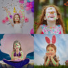 Sinmoe 30 Sheets 400 Pieces Glitter Temporary Tattoos for Kids Waterproof Butterfly Mermaid Unicorn Cartoon Stickers Glo