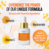 NETINA SKIN RESTART Vitamin C Serum Brightening Dark Spot Corrector with Niacinamide Turmeric AntiAging Hydrating Face S