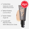 Saie Slip Tint Tinted Moisturizer with SPF 35 Light Coverage Glowy Skin Tint Mineral Sunscreen for Face with Hydrating H
