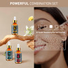 Aiwei Facial Serum Set Includes Vitamin C Retinol Hyaluronic Acid Improve Skin Texture Glow Hydration Day and Night Face