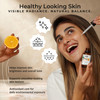 Organic Vitamin C Serum for Face USDA Certified Facial Serum Anti Aging For Fine Lines Wrinkles Potent Botanical Ingredi