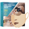 APPTI 5 Pack Golf Sunscreen Patch Outdoor UV Protection Face Masks Hydrating Gel Skin Care Lifting Collagen Mask Suitabl