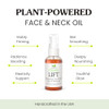 Isabellas Clearly Age Defying Face and Neck Oil Firming and Lifting Serum Retinol Free Hydration Daytime and Nighttime M