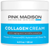 Pink Madison Skin Tightening Collagen Serum Cream with Hyaluronic Acid Anti Aging Face Treatment Fine Lines Wrinkles Men