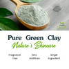 Clearly CLAY Deep Pore Cleansing Skin Softening Facial Mask 100 Pure French Green Clay Powder for Acne Blackheads Dry Sk