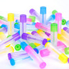 Onwon 25 PCS Lip Balm Empty Bottles Lip Balm Container Clear Tubes with Twist Bottom and Top Cap 3 16Oz 55ml