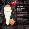 AOA Studio Face Roller for OilAbsorbing Volcanic Face Roller Reusable Facial Skincare Tool Face Massage White