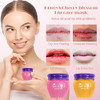 Cherry blossom Lip Sleeping Mask Fade Lip Lines Lip Balm Hydrating Prevention Dry and Crack Lip Scrubs Exfoliator Moistu