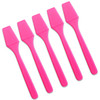 AMT 110 PCS Cosmetic Spatula 25 Make Up Disposable Plastic Spatula Facial Cream Mask Scoop Skin Care Plastic Spoon for M