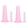 Beetoo Natural Silicone Massage Cup Anti Cellulite Facial Cupping Therapy for Face Neck Body Vacuum Suction Massage Cups