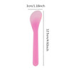 Jilukibo 100 Pcs Plastic Cosmetic Mask Mixing Spoon Spatulas Multicolor 5 Inch Face Mask Spoon for Cream Facial Skin Car