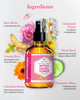 Witch Hazel Alcohol Free Toner by Leven Rose 100 Pure Organic Facial Rose Water with Rose Petals Calendula Cucumber and