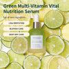 BONAJOUR Vegan Natural Green Multi Vitamin Serum for Face 72 Vitamin Anti Aging Brightenging Remove Dark Spot 118 fl oz
