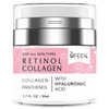Retinol Face Moisturizer with Collagen Hyaluronic Acid Instant Face Lift Cream Neck Cream for Tightening and Firming Wri