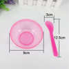 6 Pieces Plastic Facial Mask Mixing Bowl With Stirring Spatula Facemask Bowl Mud Mask Mixing Bowl DIY Skin Care Mixing T
