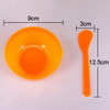 lasenersm 6 Pieces Plastic Facial Mask Mixing Bowl With Stirring Spatula Facemask Bowl Mud Mask Mixing Bowl DIY Skin Car