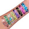 Moon Glitter Holographic Glitter Shapes 100 Cosmetic Glitter for Face Body Nails Hair and Lips 010oz Blue