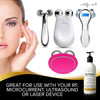 Conductive Gel Facial Hydrating LeaveOn Gel Primer Hyaluronic Acid Collagen Peptide Niacinamide Vitamin E Gold Foil