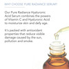 Pure Body Naturals Hyaluronic Acid Serum for Face Pure Hyaluronic Acid with Vitamins C E NonGreasy NonComedogenic Formul