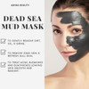 Amira Beauty Dead Sea Mud Mask for Face and Body Reduces Pores Acne Blackheads and Texture For All Skin Types 11OZ