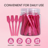 PANA 100pcs Brand Cosmetic Make Up Disposable Plastic 25 Spatulas Skin Care Facial Cream Mask Spatula 100 Pieces in a Co