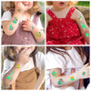 80Pcs Easter luminous temporary tattoos for kidsGlow in The Dark Easter Basket party Tattoos stickers dwarf colored egg
