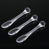 10 Pcs Transparent Acrylic Makeup Sticks Mud Mixing Tool Mask Spatula DIY Face Beauty Makeup Tool Portable Mask Stick Co