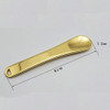 2Pcs Mini Metal Cosmetic Spatulas Facial Cream Mask Spoon Stick Mixing Spatulas Makeup Scoop for Mixing and Sampling Mak