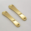 2Pcs Mini Metal Cosmetic Spatulas Facial Cream Mask Spoon Stick Mixing Spatulas Makeup Scoop for Mixing and Sampling Mak