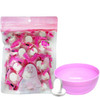 Jeanssar 100 Pieces Compressed Disposable Facial Mask Sheet Home DIY Skin Care Get 1x Mask Bowl For Free