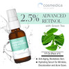 Cosmedica Skincares Advanced 25 Retinol Serum wGreen Tea Hyaluronic Acid Vit E AntiAging Skin Revitalizing Hydrating Ser