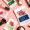 100g Holographic Chunky Glitter Craft Glitters for Arts Crafts Cosmetic Chunky Mixed Glitter Body Glitter for Makeup Fac