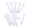 100 PCS Disposable Plastic 32 Spatulas Makeup Cosmetic Mask Frosted Tip Spatula Skin Care Facial Cream Spatula for Mixin