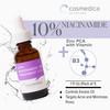 Cosmedica Skincare Niacinamide Zinc Treatment Serum with Hyaluronic Acid 1 oz