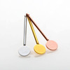 3Pcs Round Metal Cosmetic Spoon Spatulas Makeup Spatula Eye Cream Spoon Beauty Scoop Mini Spoon Makeup Beauty Spoons Min