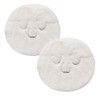 Angzhili 2 Pcs Hot Compress Face Towel Masks Reusable Facial Steamer Towel for Hot Cold Skin careMoisturizing Face Steam