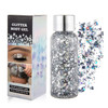 GLTurelifes Mermaid Sequins Chunky Glitter Liquid Eyeshadow Glitter Body Gel Festival Glitter Cosmetic Face Hair Nails M