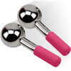 Ice Globes for Facials Unbreakable Steel Cooling Roller Cryo Sticks for Face Massager for Face Neck Eyes Skin Care for D