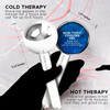 Ice Globes for Facials Unbreakable Steel Cooling Roller Cryo Sticks for Face Massager for Face Neck Eyes Skin Care for D