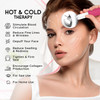 Ice Globes for Facials Unbreakable Steel Cooling Roller Cryo Sticks for Face Massager for Face Neck Eyes Skin Care for D